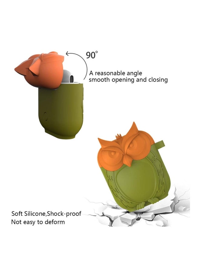 Ozone Protective Case For Apple AirPods 1/2 Green/Orange - Image 5