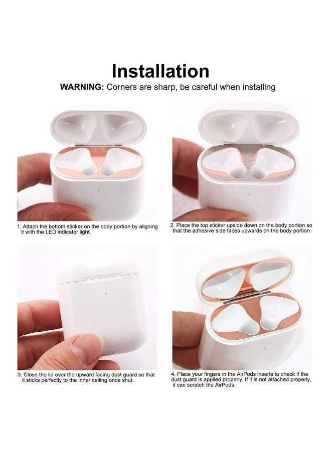 Ozone - Protective Case For Apple AirPods 1/2 Rose Gold - Image 1