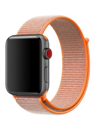 Nylon Replacement Straps For Apple Watch 42mm Orange - v1564382125/N28654684A_1
