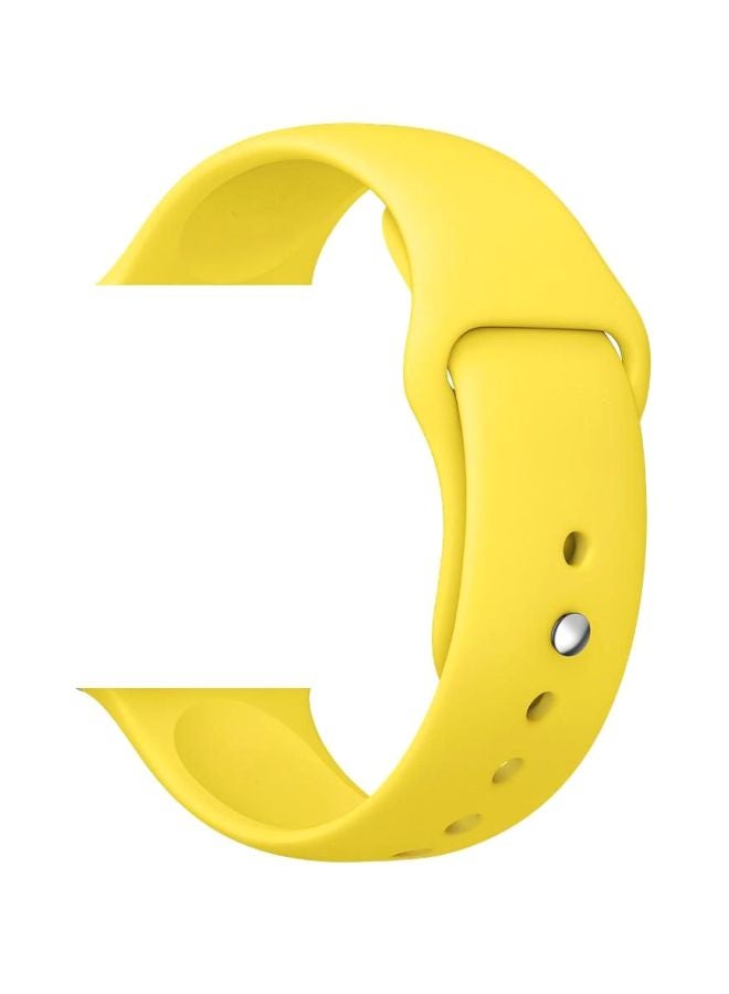 Replacement Wristband Strap For Apple Watch Series 1/2/3/4 42/44 mm Yellow