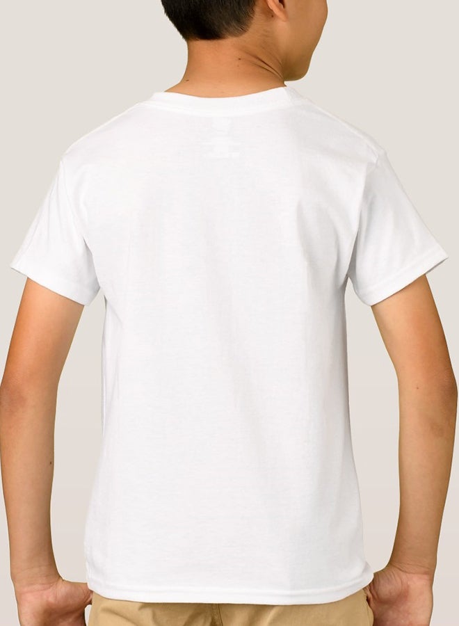 1st Piece Bugs Bunny Print Short Sleeve T-Shirt White  - Image 2