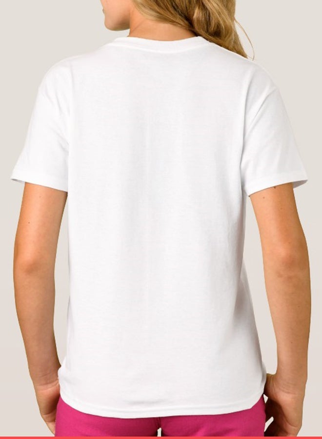 1st Piece - Mario Print Short Sleeve T-Shirt White - Image 1