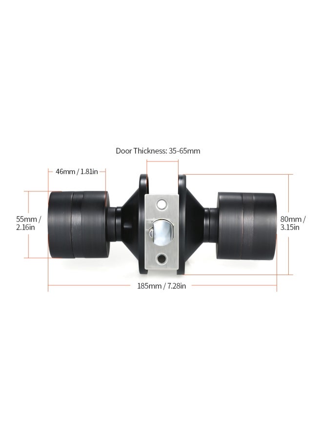 E689 Digital Door Lock Black  - Image 5
