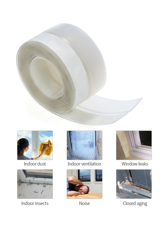 Self-Adhesive Seal Strip For Door And Window Clear  - Image 3