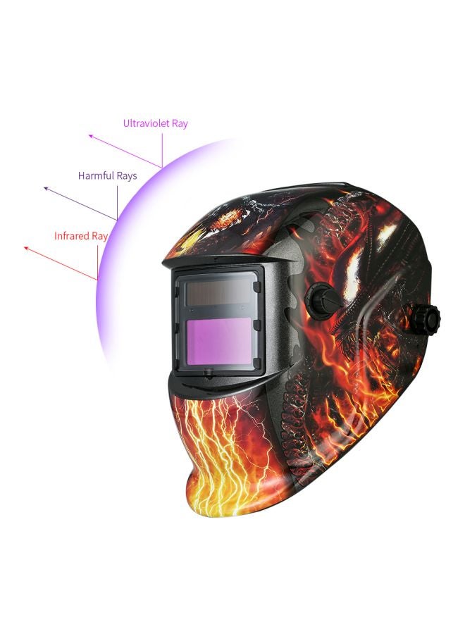KKmoon Auto Darkening Welding Helmet With Adjustable Headband Black/Yellow/Red - Image 4