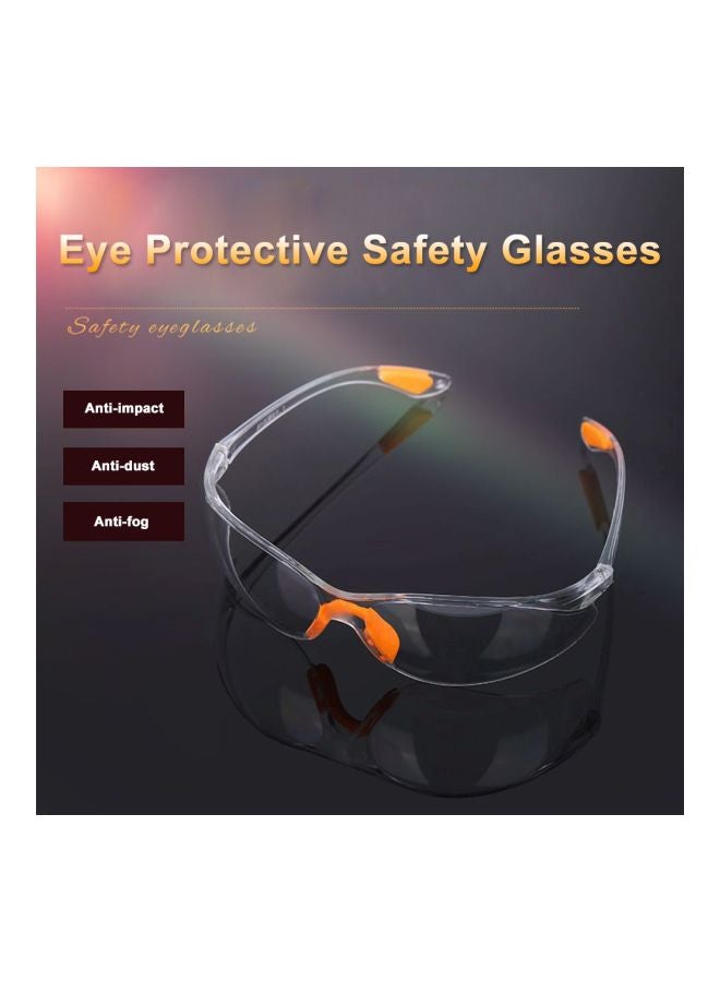 مجموعة نظارات سلامة واقية مكونة من 12 قطعة شفاف - Image 5