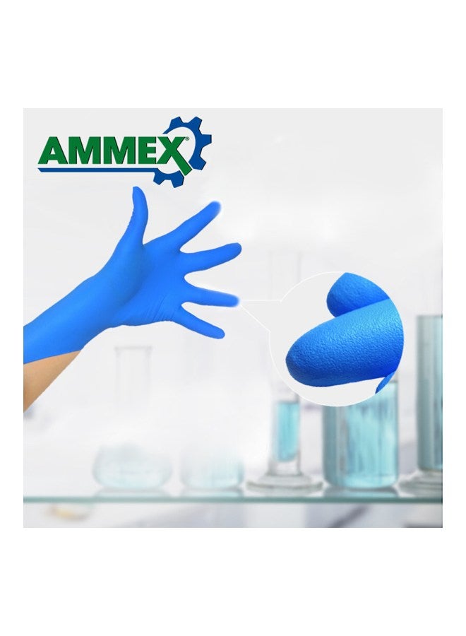 100-Piece Disposable Gloves Blue 22x12x7cm - v1564387310/N28655372A_3