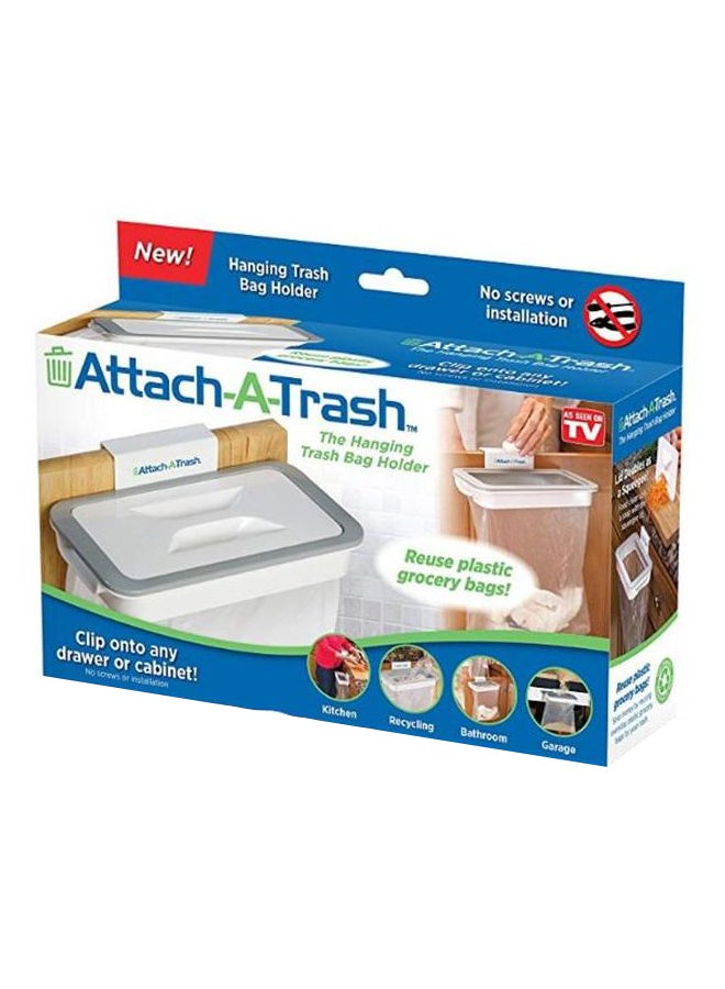 Generic Hanging Garbage Trash Bag White/Grey 24.3x10.2x3cm  - Image 2
