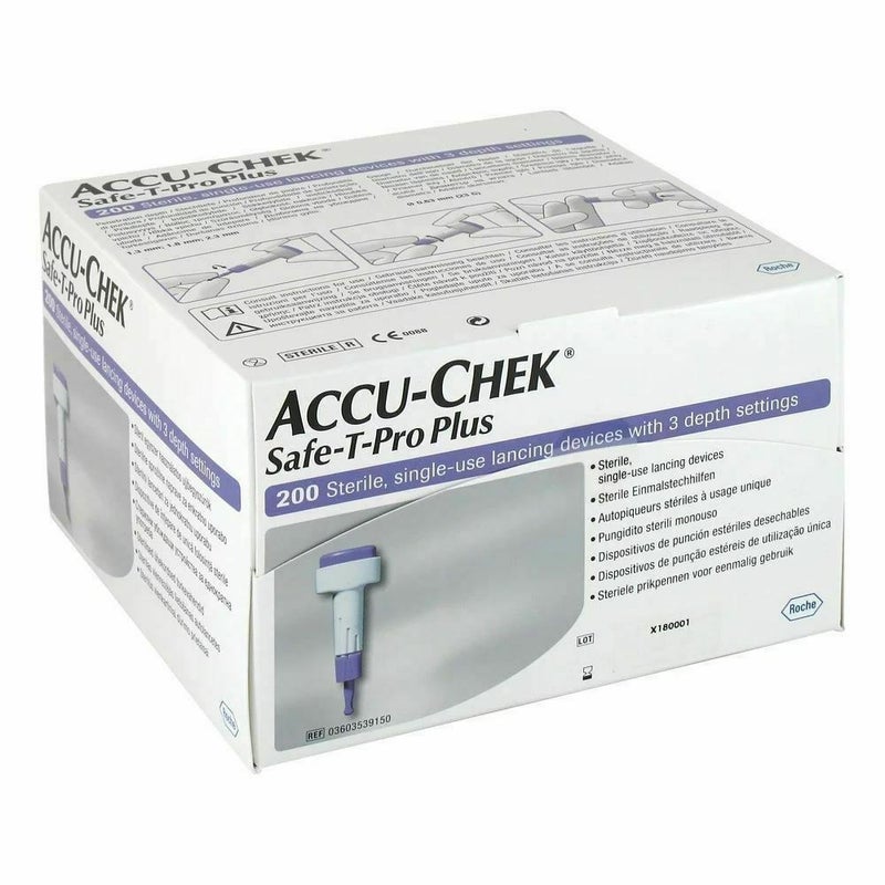 ACCU-CHEK 200-Piece Self-T-Pro Plus Lancets