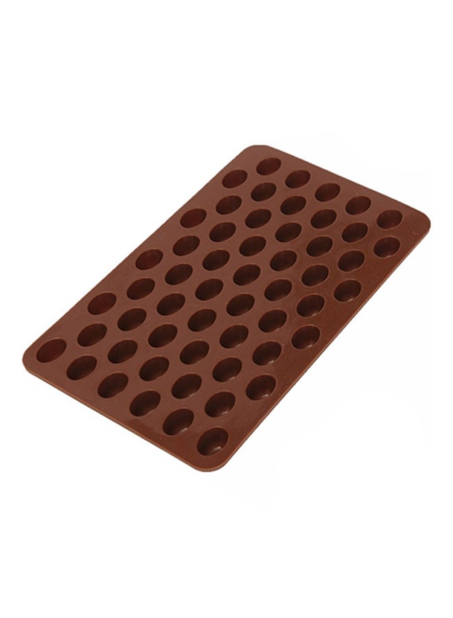 Coffee Bean Shape Chocolate Mould Brown  - Image 1