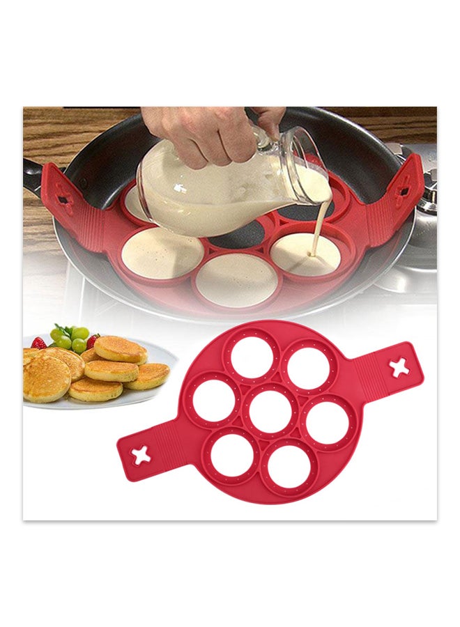 Flippin Non Stick Pancake Maker Red 39.5 x 23 x 1.5cm