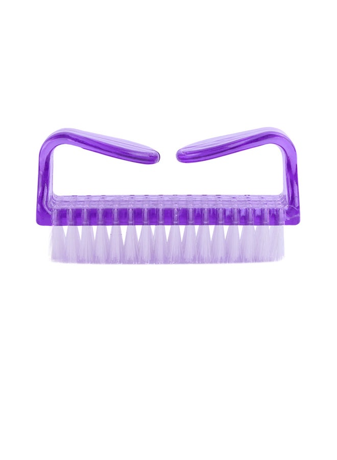 فرشاة لتنظيف الأظافر بنمط قرن أرجواني - Image 1