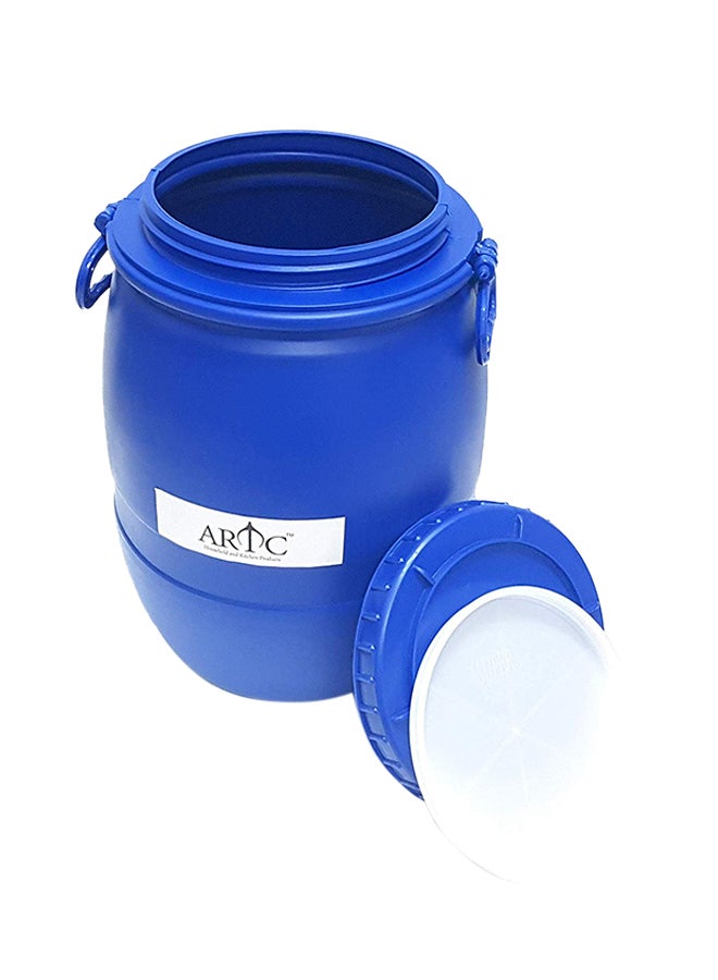 Multipurpose Round Container Storage Jerry Can Blue 20Liters