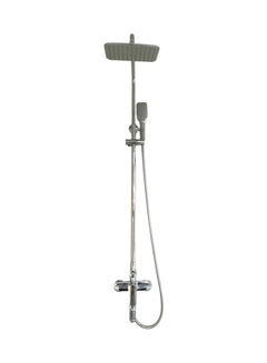 Generic Bath Shower Column Set Silver 
