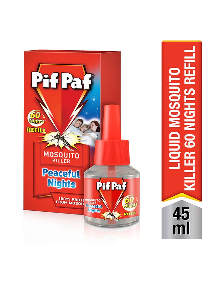 Pif Paf - Mosquito Killer Liquid Electric Device Kit 60 Nights Refill 45ml - Image 1