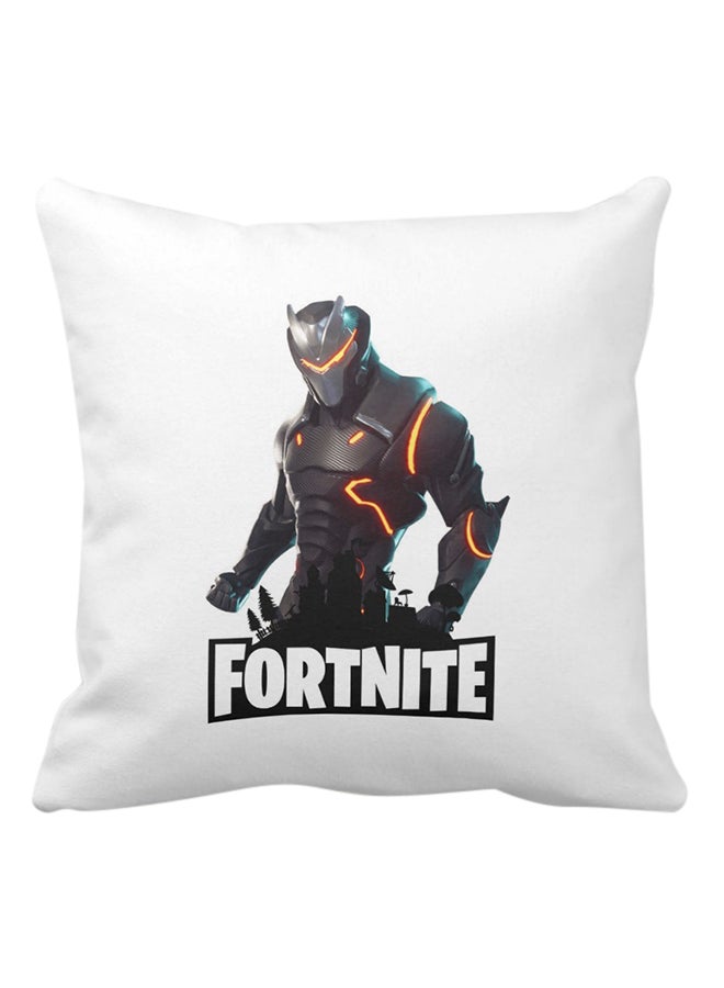 1st Piece Fortnite Game Printed Square Pillow White 40 x 40centimeter  - Image 1