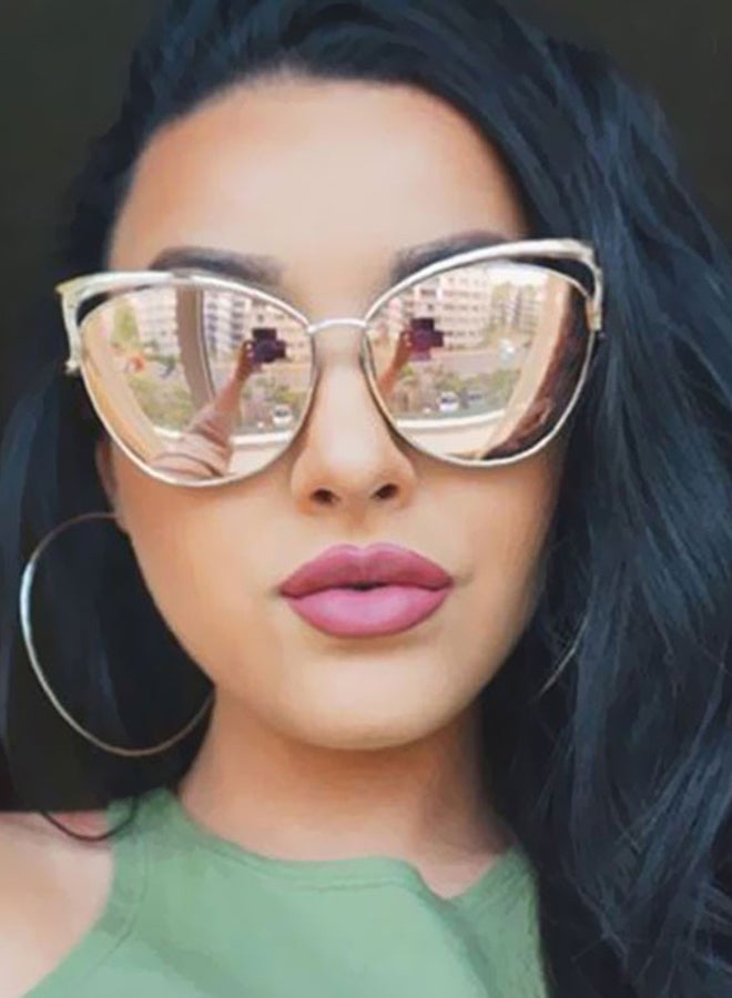 نظارة شمسية بإطار على شكل عين القط للنساء - Image 3