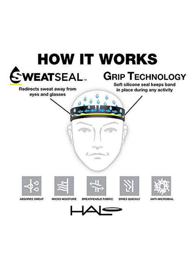 Halo Headbands - Head Sweatband Tie - Image 1