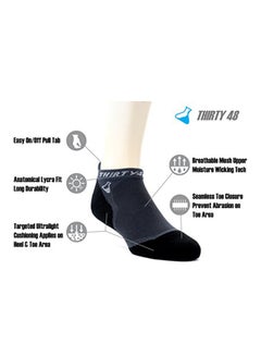 3-Pair Seamless Toe And Cushion Padded Socks - v1564408147/N28198143A_2