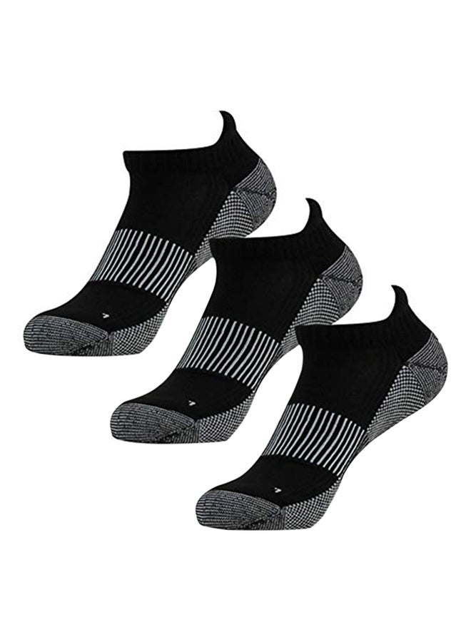3-Pairs Copper Low Cut Running Socks