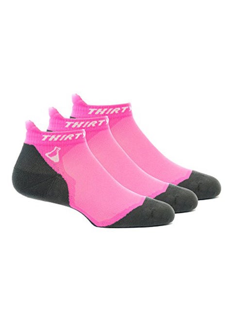 3-Pair Seamless Toe And Cushion Padded Socks