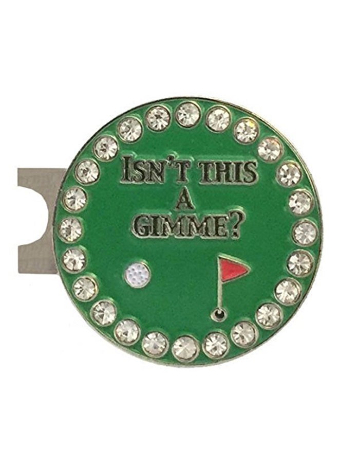 Giggle Golf Gimme Golf Ball Marker With A Standard Hat Clip - Image 1
