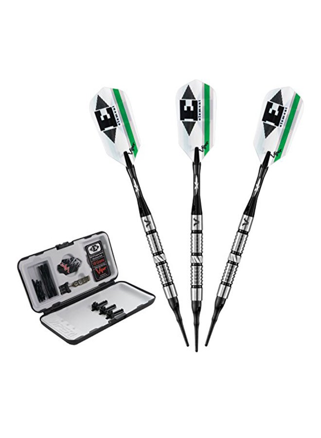 Set Of 3 Element Tungsten Soft Tip Darts With Storage And Travel Case 18grams - v1564408291/N28256678A_1