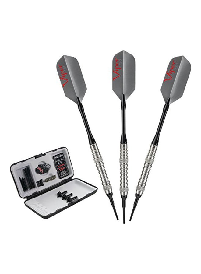 V-Factor Tungsten Soft Tip Darts With Storage Case Ringed 18grams - v1564408298/N28256721A_1