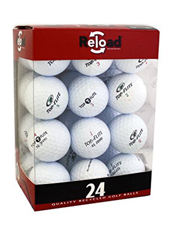Pack Of 24 Reload Recycled Golf Balls