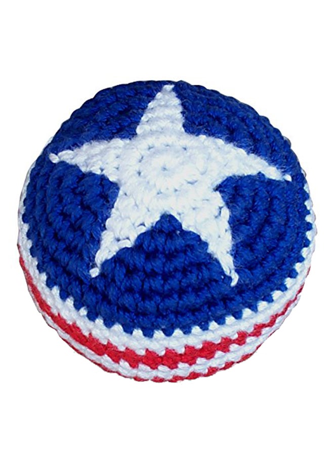 World Footbag USA Flag Hacky Sack Football 