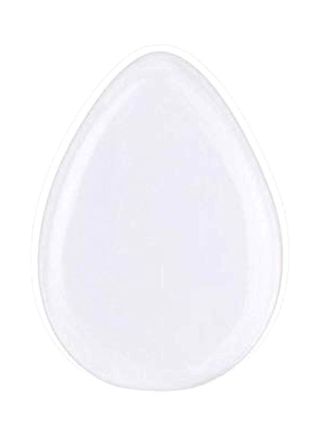 إسفنجة من السيليكون لوضع مستحضرات التجميل أبيض - Image 1