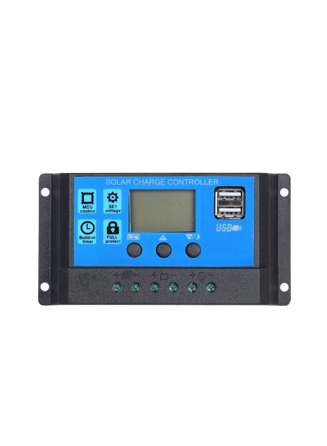 منظم شحن يعمل بالأشعة تحت الحمراء بمنفذ USB الأسود / الأزرق 133x70x35مم - Image 5
