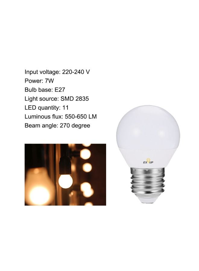 5-Piece Frosted LED Bulb White 75x45x45centimeter - Image 3