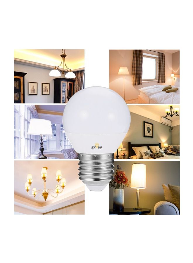 5-Piece Frosted LED Bulb White 75x45x45centimeter - Image 4