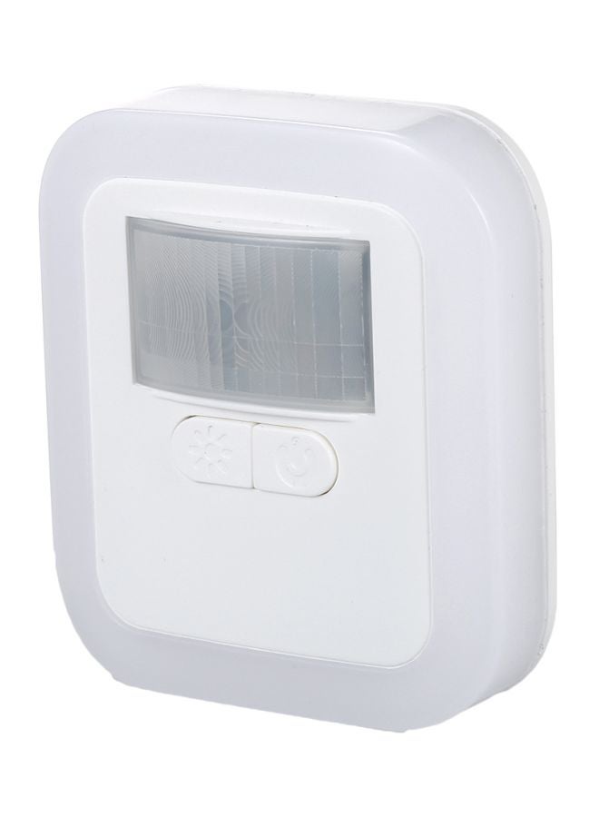 مصباح LED ليلي للحائط أبيض 6x2x7سم - Image 1