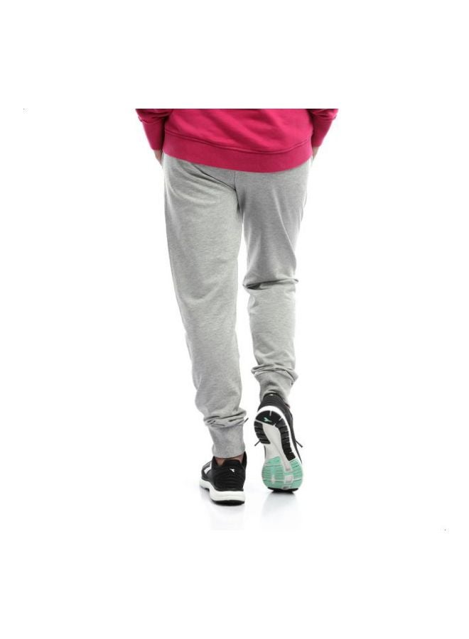 Ribbed Hem Jogger Pants Grey  - Image 2