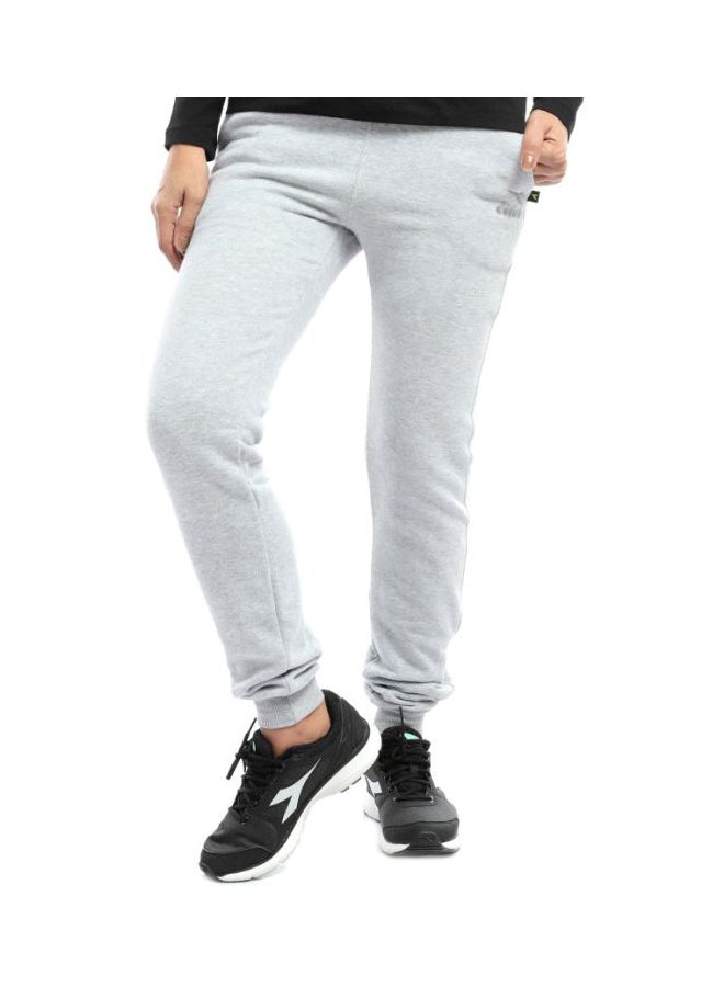 Drawstring Waist Sweatpants Grey - Image 1