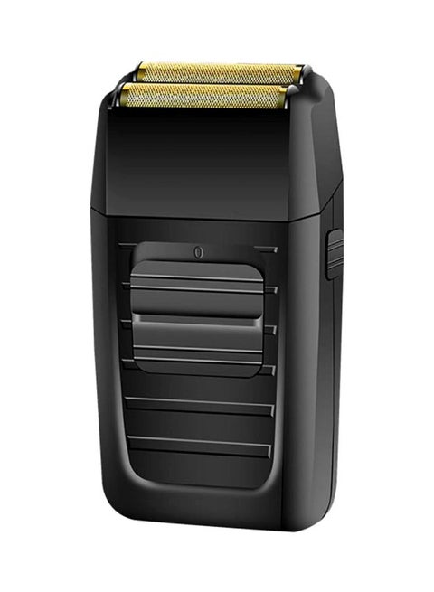 KM-1102 Rechargeable Electric Shaver Black/Gold 11.7x6cm