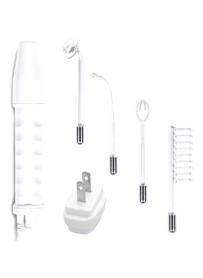 بلولانز جهاز عالي التردد لعلاج حب الشباب بتصميم قلم أبيض/فضي - Image 1