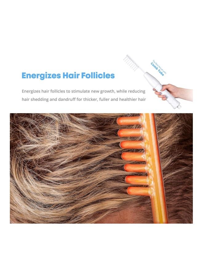 بلولانز جهاز عالي التردد لعلاج حب الشباب بتصميم قلم أبيض/فضي - Image 5