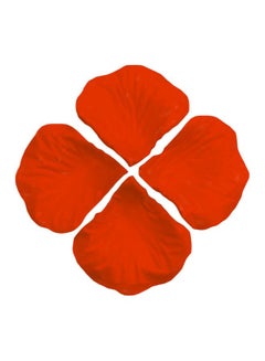 Generic 1000-Pieces Artificial Silk Flower Petal Red 5x5centimeter 
