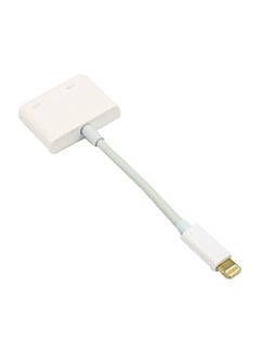 Lightning To HDMI 8-Pin AV Adapter White