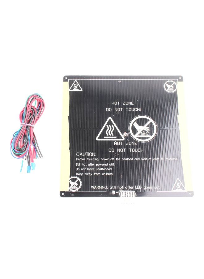 3D Printer Headboard With Cables Black/White/Red - Image 1
