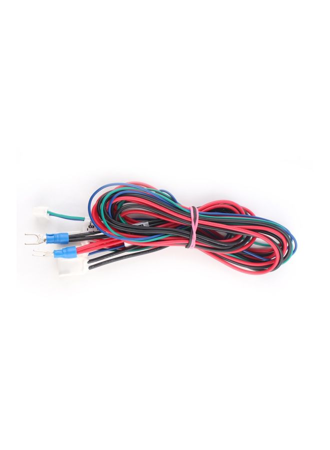 3D Printer Headboard With Cables Black/White/Red - Image 2