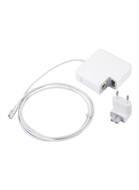 Power Charger Adapter For Apple Macbook White/Silver