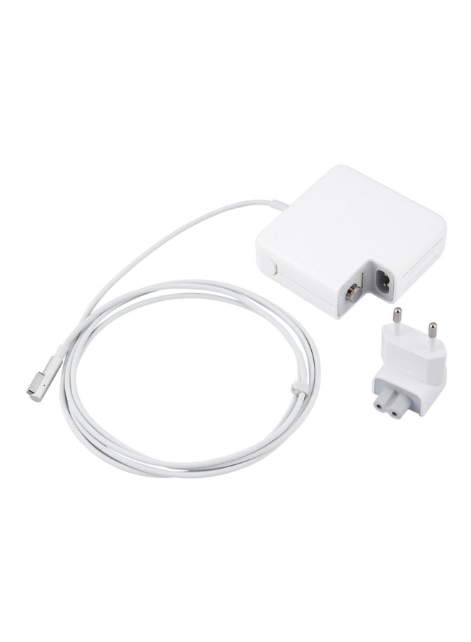 Generic - Power Charger Adapter For Apple Macbook White/Silver - Image 1