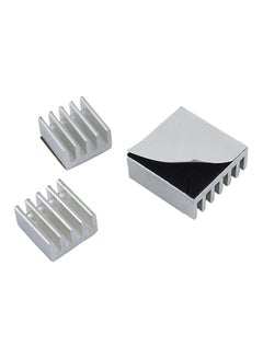 3-Piece Replacement Heat Sink For Raspberry Pi 2B/B+ Gold/Silver