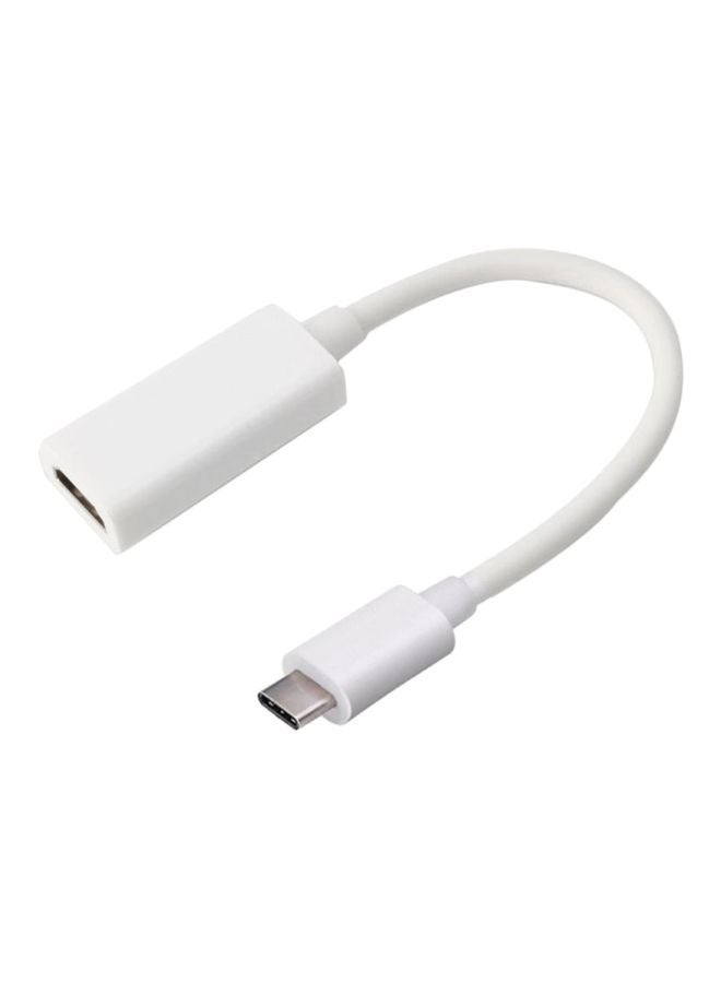 Generic Type C  HDMI Adapter White  - Image 1