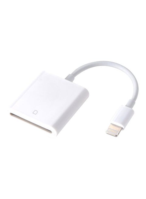 Lightning Port Card Readers For Apple iPhone/iPad White