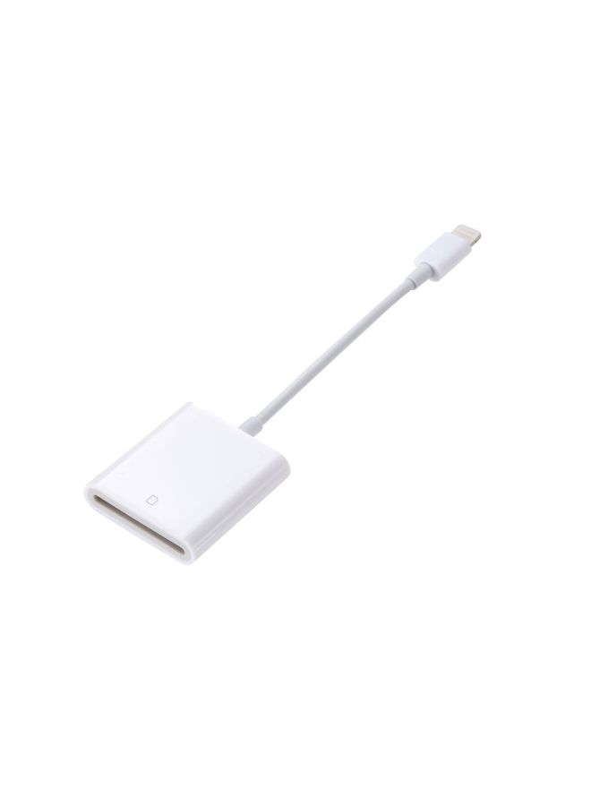 Generic - Lightning Port Card Readers For Apple iPhone/iPad White - Image 1